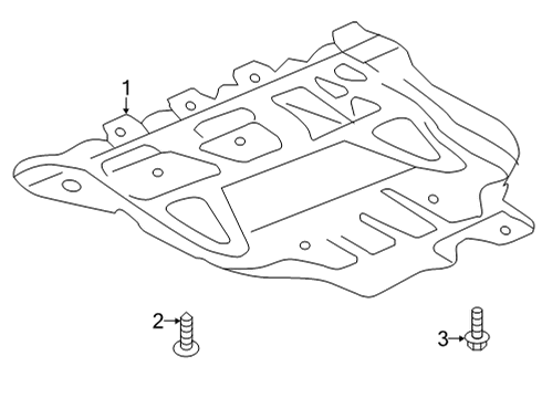 2024 Audi A3 Quattro Splash Shields
