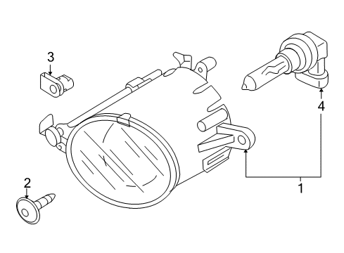 2009 Audi S4 Fog Lamps Diagram