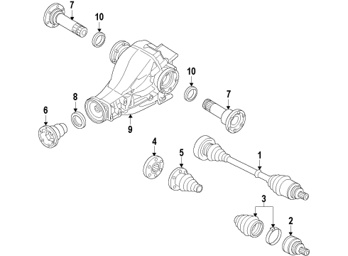 2015 Audi SQ5 Differential - Rear Diagram