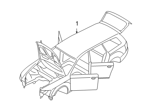 2011 Audi A6 Quattro Body Shell Diagram 2