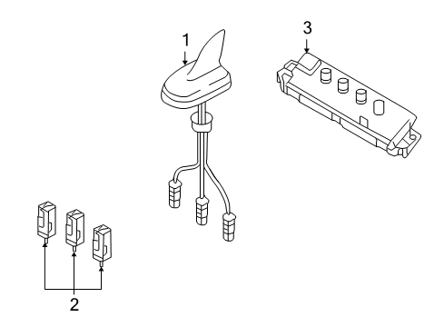 2013 Audi A4 Antenna & Radio Diagram