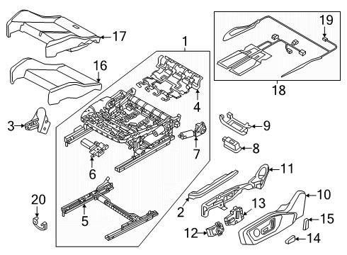 2024 Audi Q4 e-tron Heated Seats Diagram 2