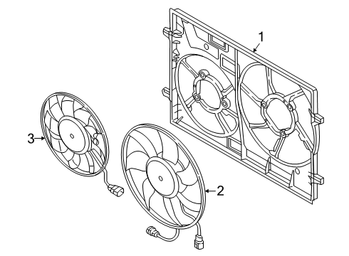 2025 Audi Q7 Cooling Fan Diagram 2