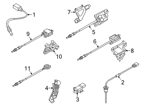 2015 Audi A8 Quattro Emission Components Diagram 6