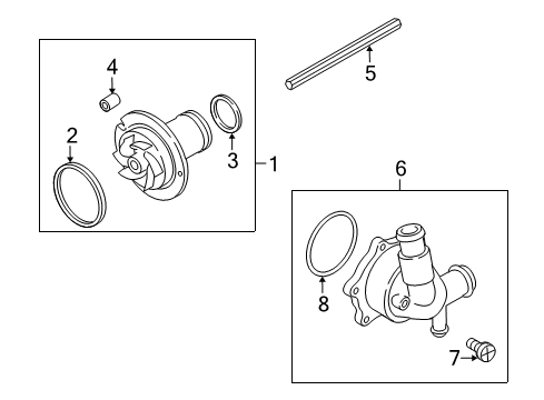 2011 Audi R8 Water Pump Diagram 2