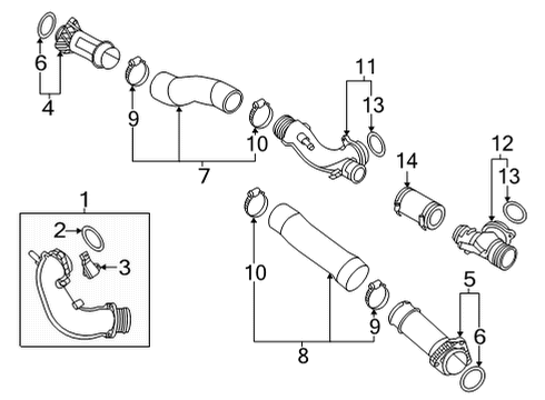 2020 Audi SQ8 Intercooler - Air Diagram 2