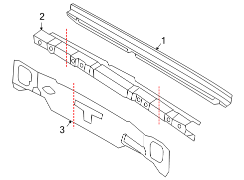2003 Audi Allroad Quattro Lower Reinforcement Diagram for 4B9-813-331-D