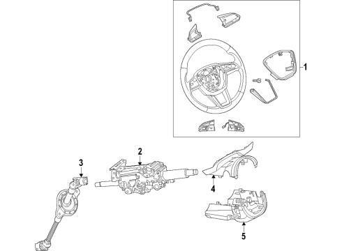 2024 Audi RS7 Sportback Steering Column Diagram