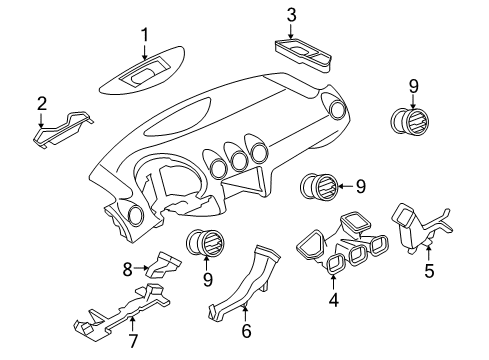 2011 Audi TT Quattro Ducts Diagram