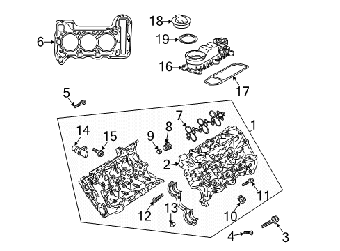 2024 Audi S5 Valve & Timing Covers Diagram 2