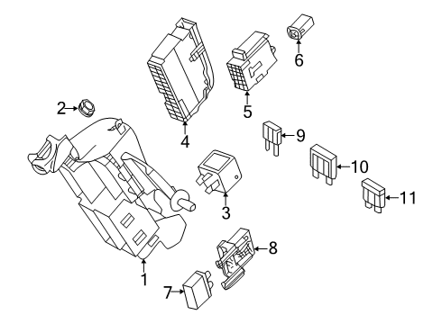 2019 Audi RS5 Sportback Fuse & Relay Diagram 3