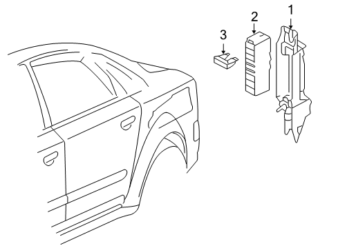 2010 Audi A8 Quattro Electrical Components Diagram 4