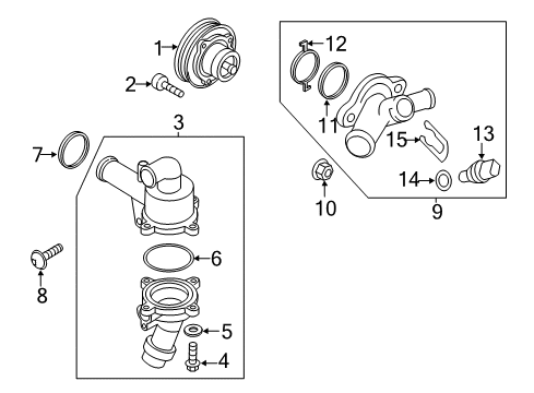 2012 Audi TT RS Quattro Water Pump Diagram 2