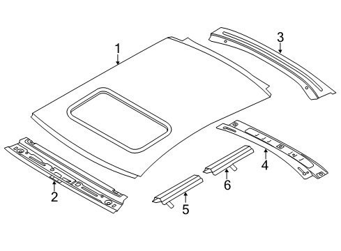 2015 Audi A7 Quattro Roof & Components