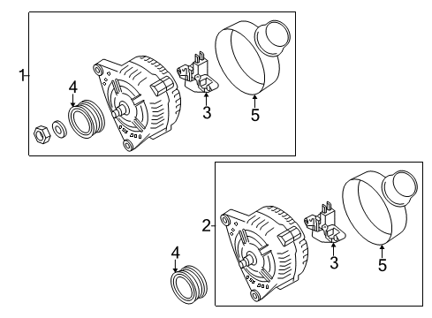 2017 Audi RS7 Alternator
