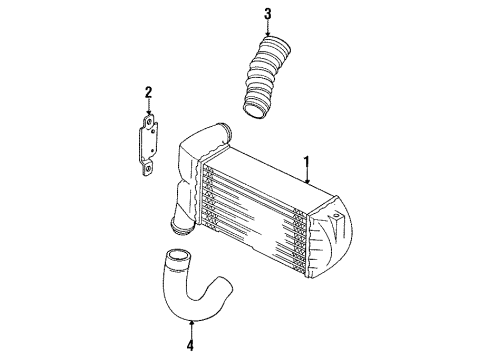 1988 Audi 5000 Quattro Intercooler Diagram