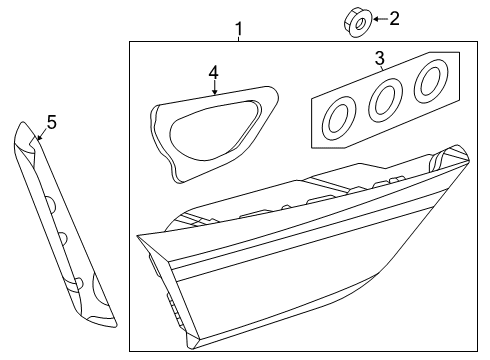 2022 Audi Q3 Tail Lamp Assembly Diagram for 83A-945-094-B