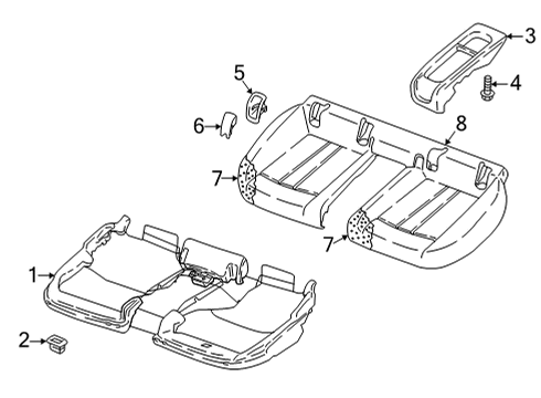 2024 Audi RS5 Cover Diagram for 8W0-887-187-EP5