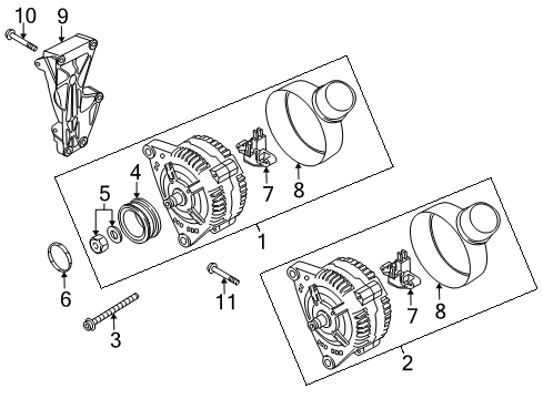 2011 Audi R8 Alternator Diagram 3