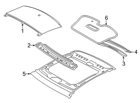 2024 Audi RS7 Sportback Roof & Components