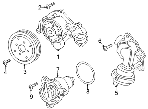 2025 Audi A6 allroad Water Pump