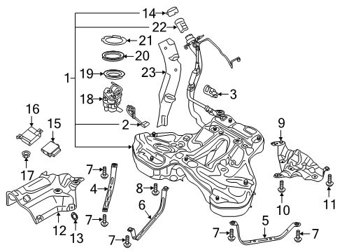 2021 Audi A7 Sportback Accelerator Diagram for 4M1-723-523-F