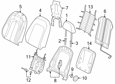 2024 Audi Q4 e-tron Heated Seats Diagram 4