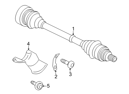 2024 Audi Q5 Drive Axles - Rear
