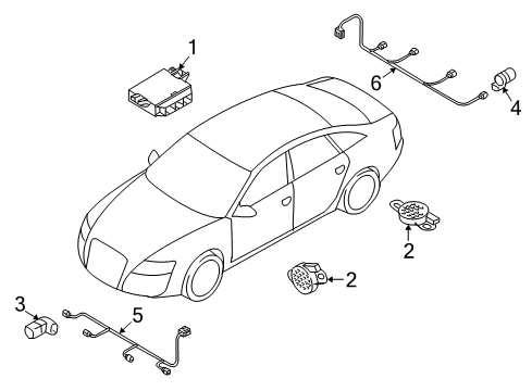 2025 Audi Q5 Electrical Components Diagram 5