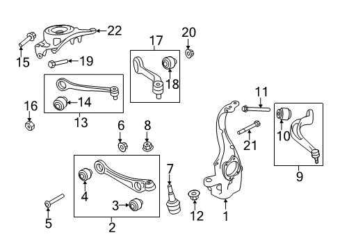 2024 Audi A4 allroad Front Suspension Components