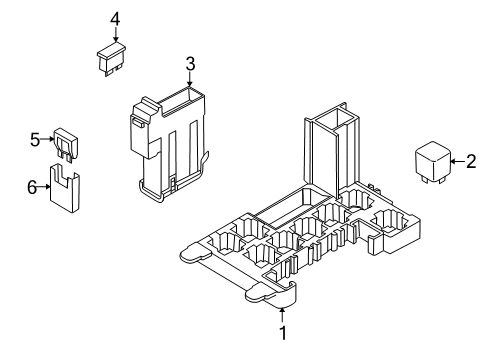 2015 Audi Q7 Relay Diagram for 1J0-927-841