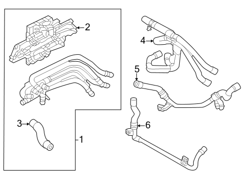 2025 Audi Q4 e-tron Hoses, Lines & Pipes Diagram 5