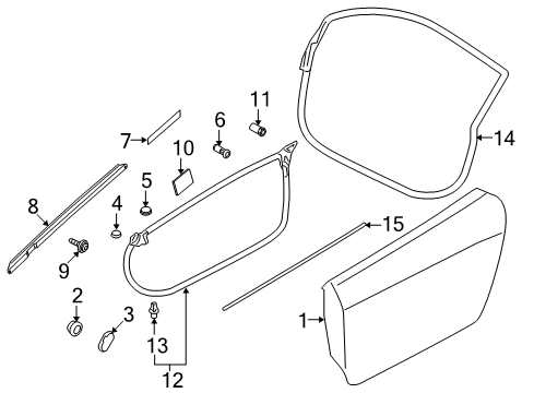 2014 Audi R8 Door & Components Diagram 2
