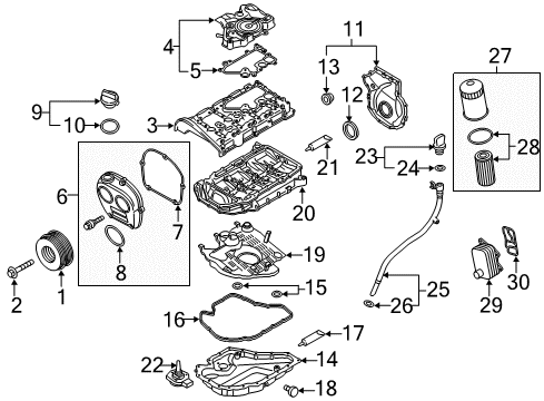 2016 Audi A3 Engine Parts Diagram