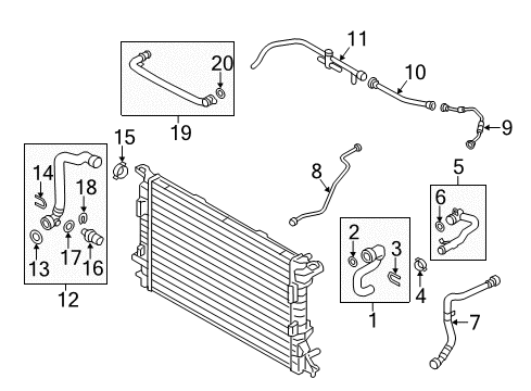 2015 Audi Q5 Hoses, Lines & Pipes Diagram 2