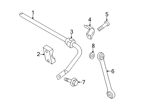 2015 Audi R8 Stabilizer Bar & Components Diagram 4