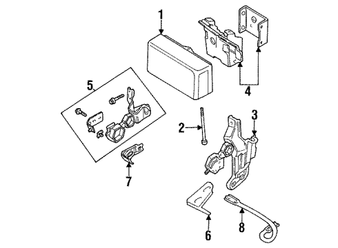 1996 Audi A6 Quattro Supplemental Restraint System Diagram