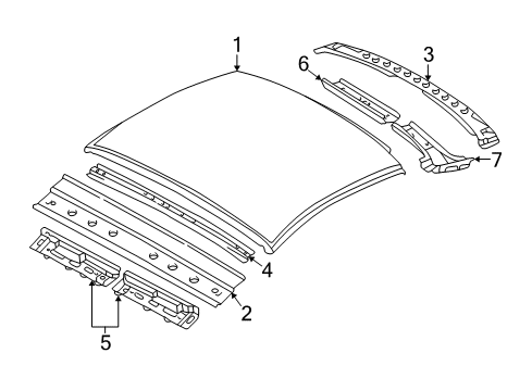 2002 Audi TT Roof & Components