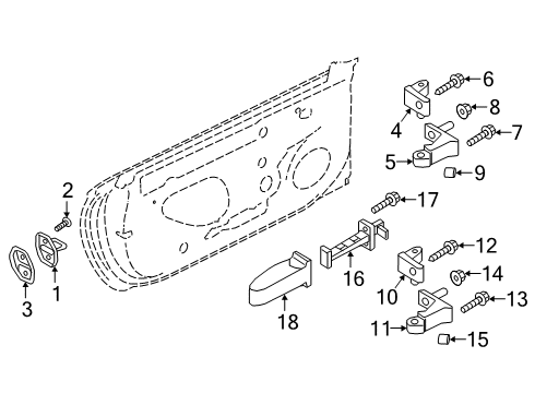2022 Audi A5 Sportback Front Door Diagram 2