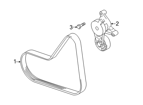 2012 Audi TTS Quattro Belts & Pulleys - Belts Diagram 2