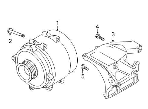 2025 Audi RS7 Sportback Alternator