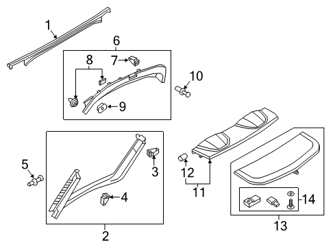 2021 Audi TT RS Quattro Interior Trim - Lift Gate