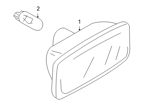 2008 Audi A3 Side Repeater Lamps Diagram