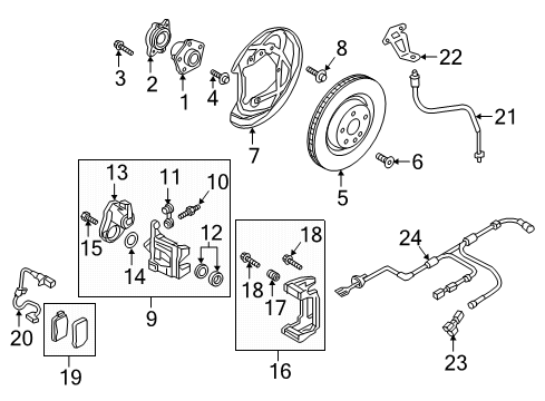 2019 Audi e-tron Quattro Parking Brake Diagram