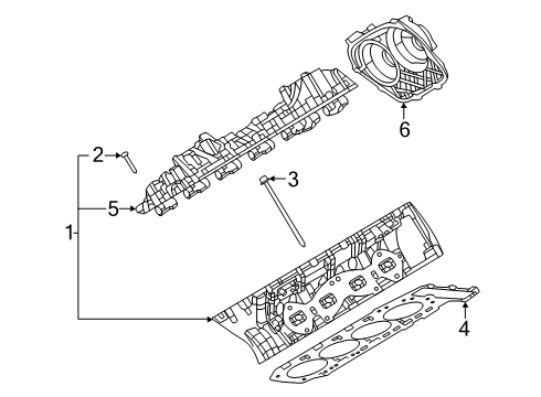 2025 Audi SQ7 Valve & Timing Covers Diagram