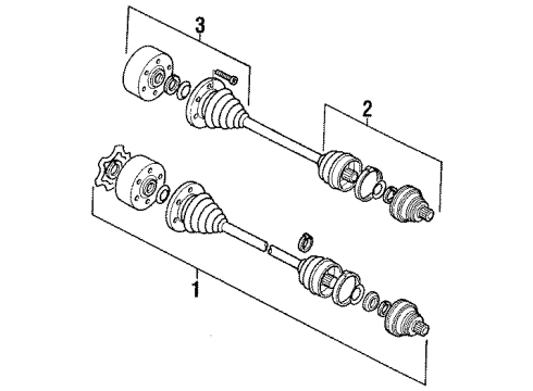 1991 Audi Coupe Quattro Front Axle Diagram 2