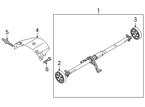 2020 Audi Q3 Drive Shaft - Rear
