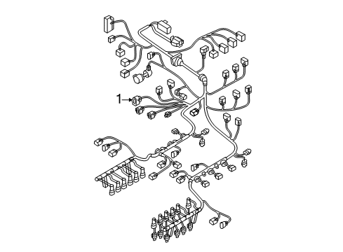2017 Audi S5 Engine Harness Diagram for 8K1-971-072-TA