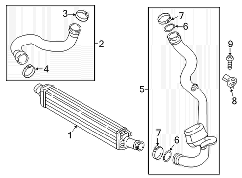 2021 Audi A4 allroad Intercooler Diagram