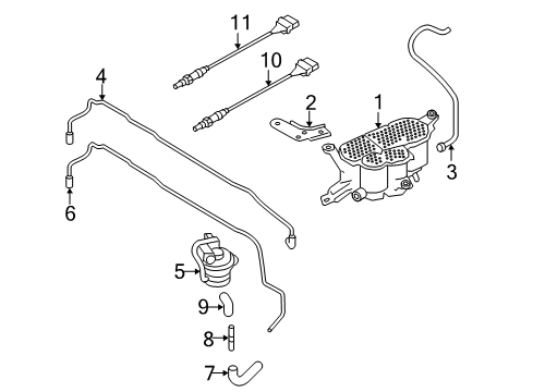 2009 Audi A4 Quattro Vapor Canister Diagram 3